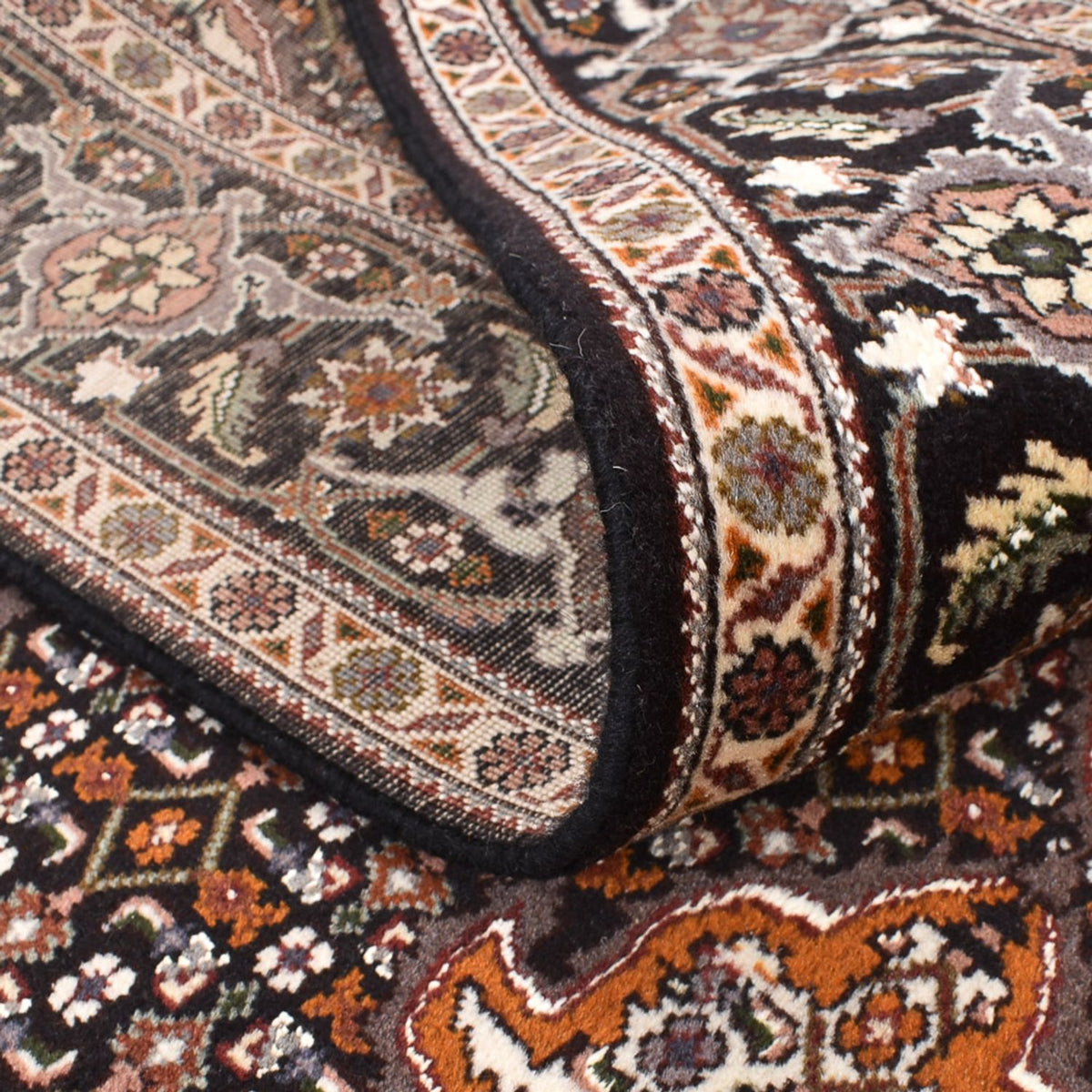 Perzisch tapijt - Tabriz - Royal vierkant  - 207 x 200 cm - bruin