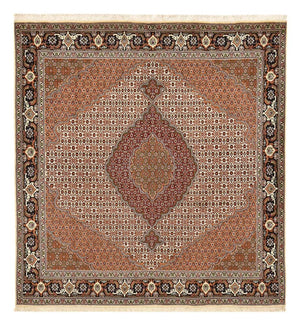Perzisch tapijt - Tabriz - Royal vierkant  - 209 x 198 cm - bruin