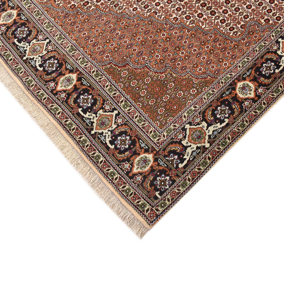 Perzisch tapijt - Tabriz - Royal vierkant  - 209 x 198 cm - bruin