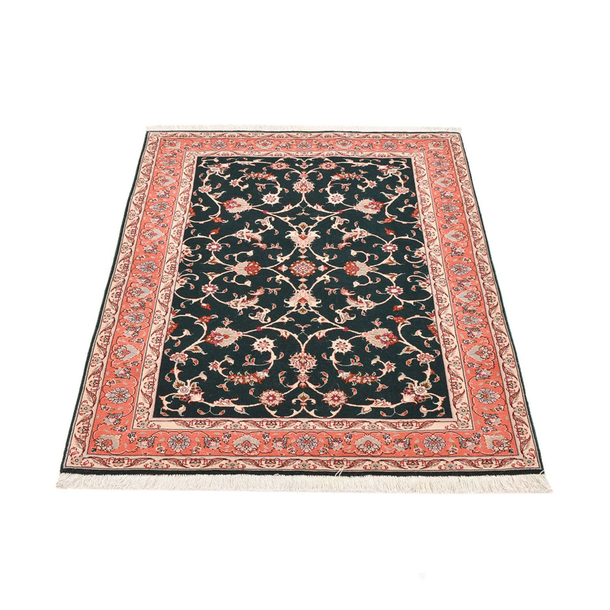 Perzisch tapijt - Tabriz - Royal - 145 x 100 cm - donkerblauw