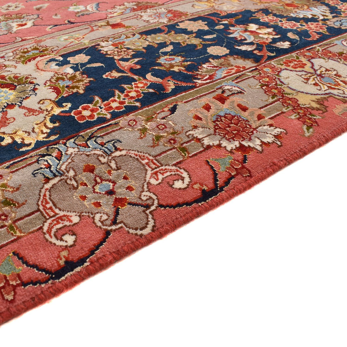 Perzisch tapijt - Tabriz - Royal - 348 x 246 cm - licht rood