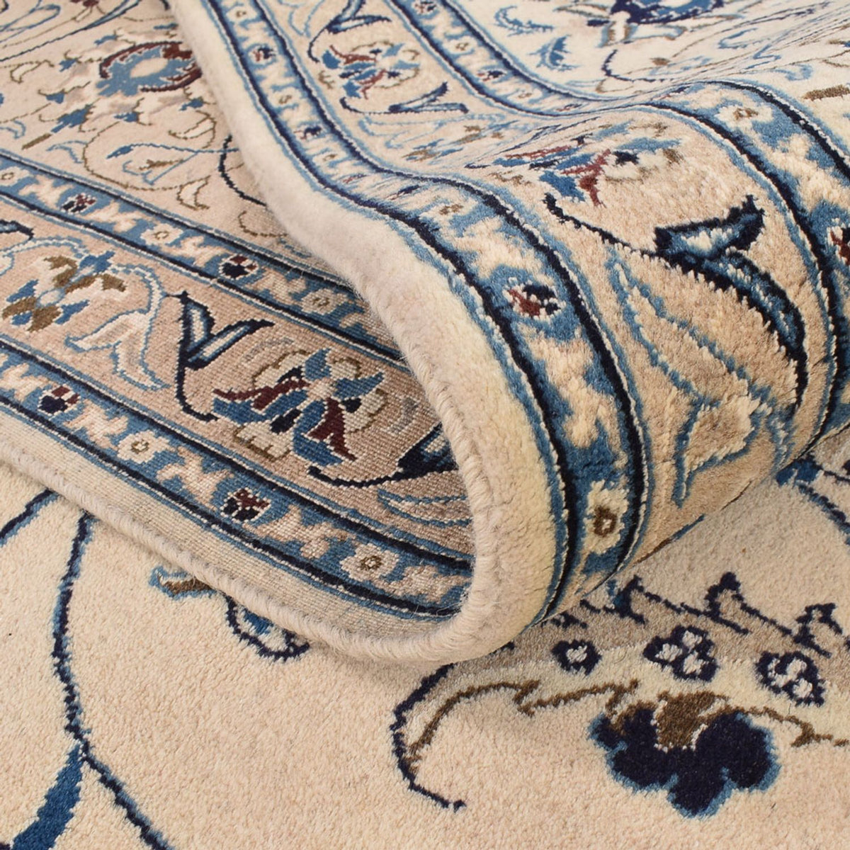 Perzisch tapijt - Nain - Koninklijk - 347 x 250 cm - zand