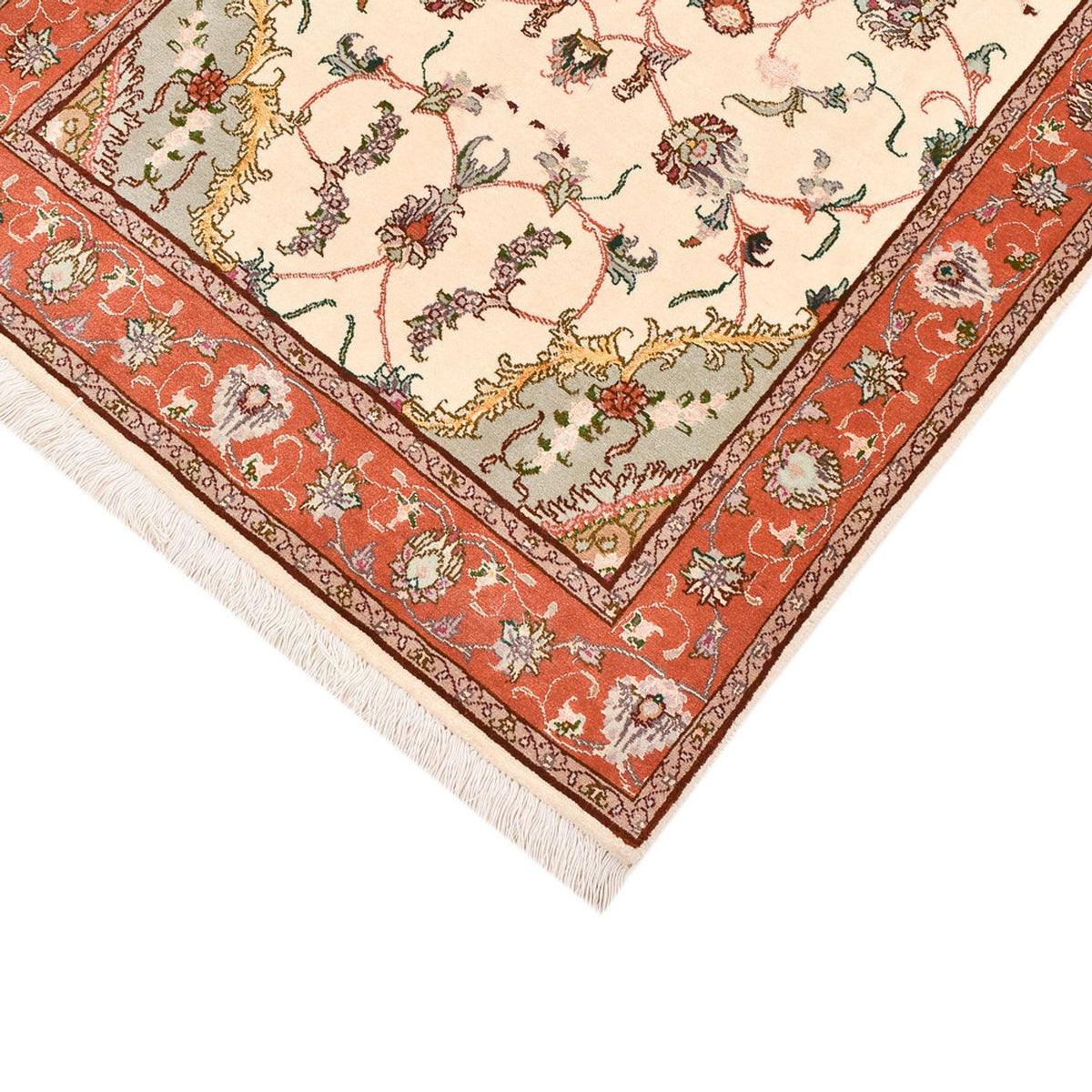 Loper Perzisch tapijt - Tabriz - Royal - 206 x 80 cm - veelkleurig
