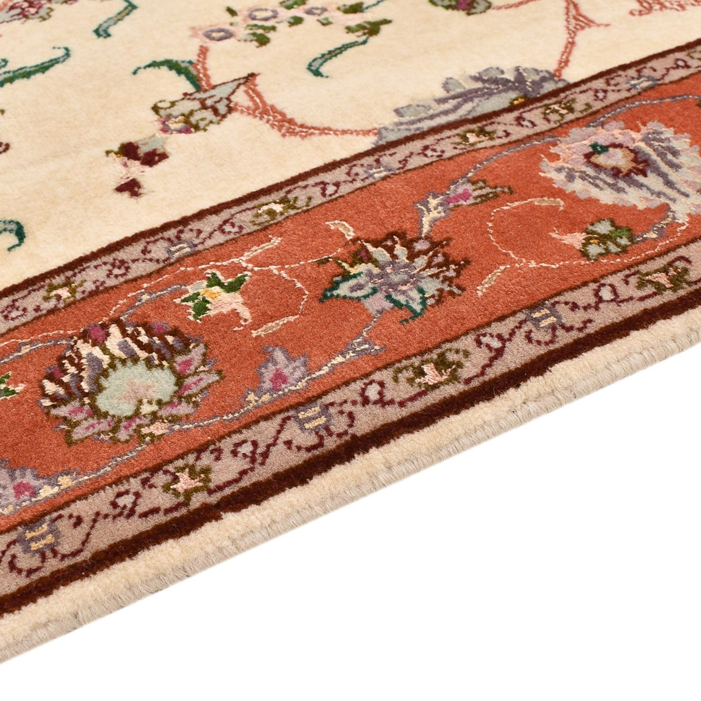 Tabriz - 50 Raj Tapijt 206x80cm - Perzisch tapijt