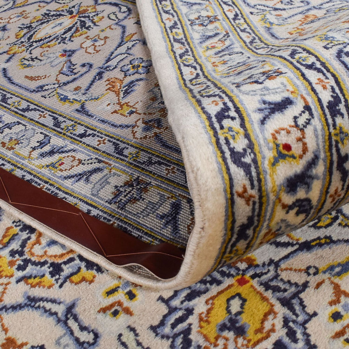 Perzisch tapijt - Keshan - Koninklijke - 345 x 245 cm - grijs