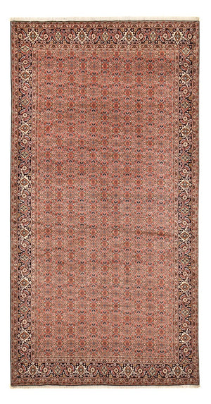 Loper Perzisch tapijt - Bijar - 389 x 199 cm - roest