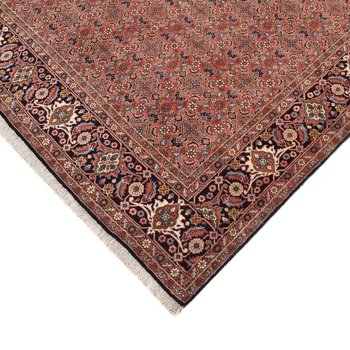 Loper Perzisch tapijt - Bijar - 389 x 199 cm - roest
