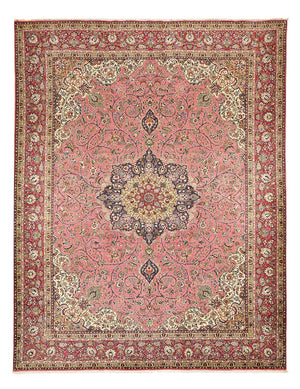 Perzisch tapijt - Tabriz - Royal - 394 x 302 cm - zalm