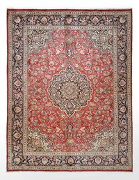 Perzisch tapijt - Tabriz - Royal - 396 x 302 cm - rood