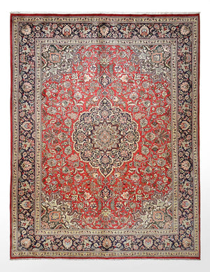 Perzisch tapijt - Tabriz - Royal - 396 x 302 cm - rood