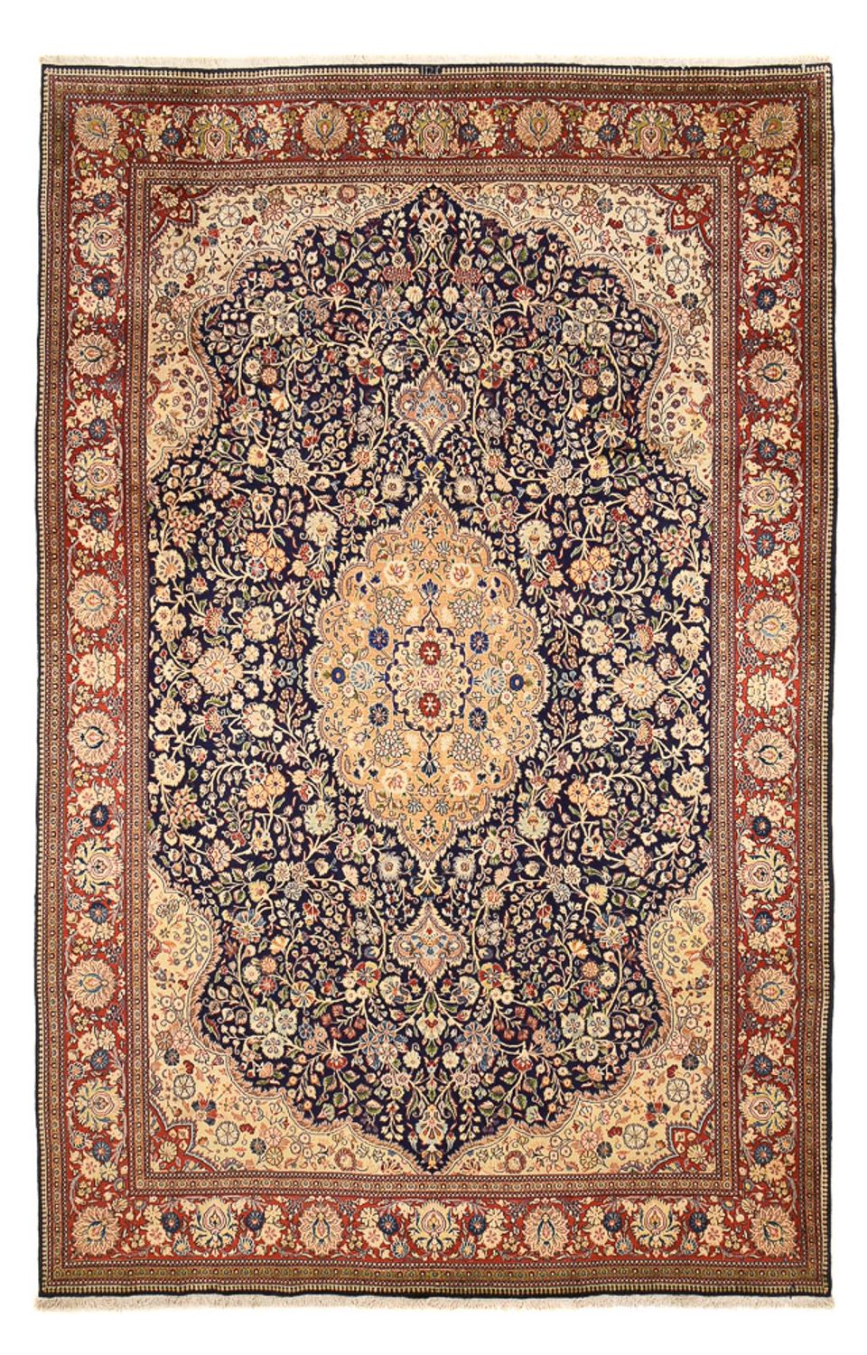 Perzisch tapijt - Tabriz - Royal - 381 x 250 cm - donkerblauw