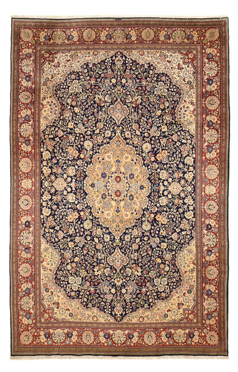 Perzisch tapijt - Tabriz - Royal - 381 x 250 cm - donkerblauw