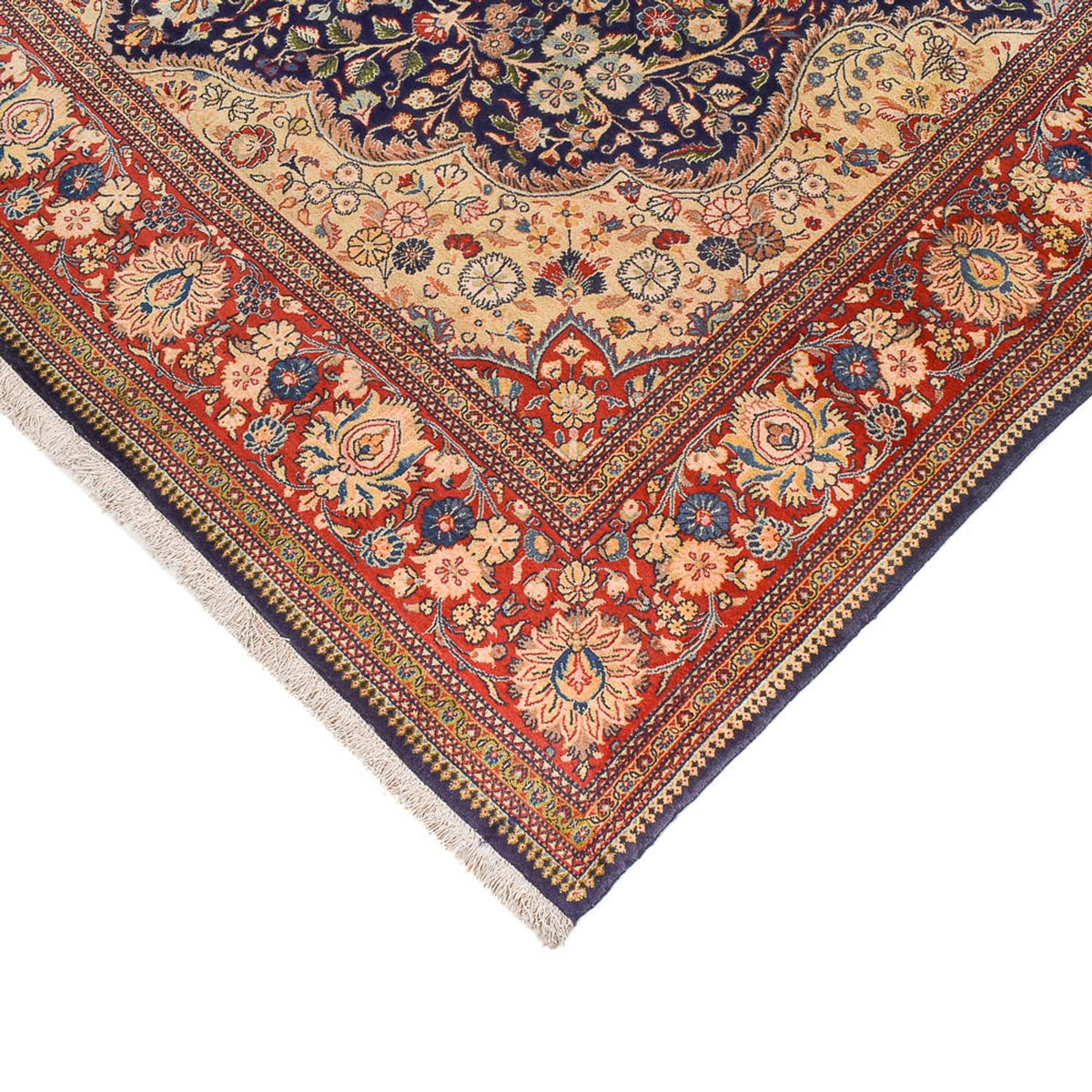 Perzisch tapijt - Tabriz - Royal - 381 x 250 cm - donkerblauw