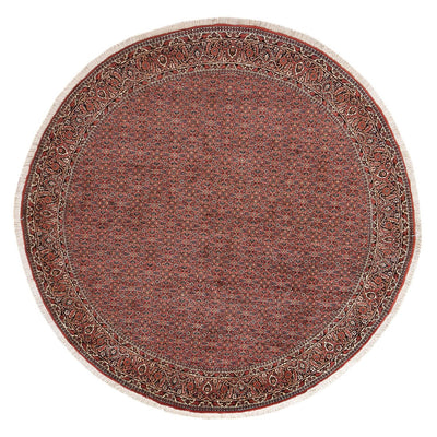 Perzisch tapijt - Bijar rond  - 255 x 255 cm - roest