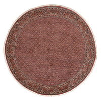 Perzisch tapijt - Bijar rond  - 255 x 255 cm - roest