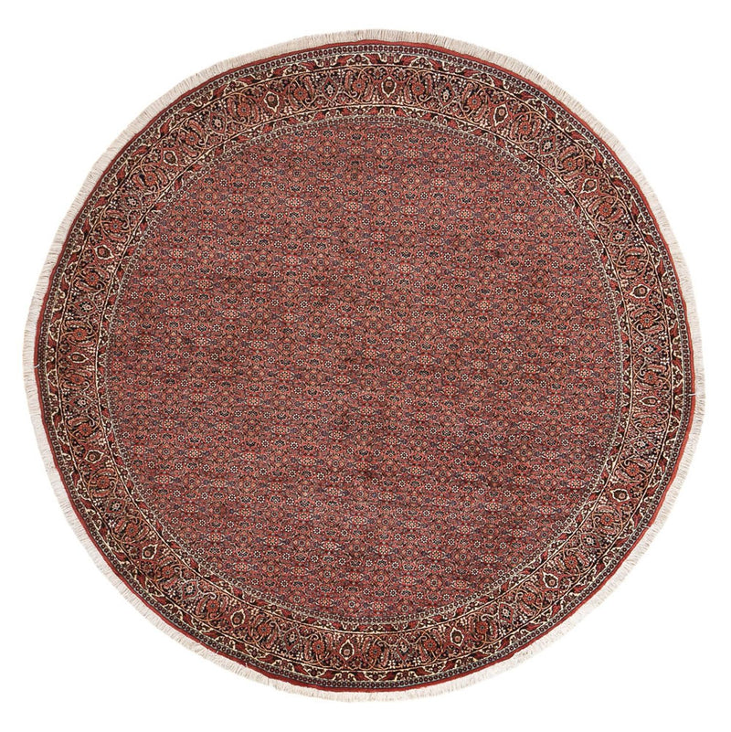Perzisch tapijt - Bijar rond  - 255 x 255 cm - roest
