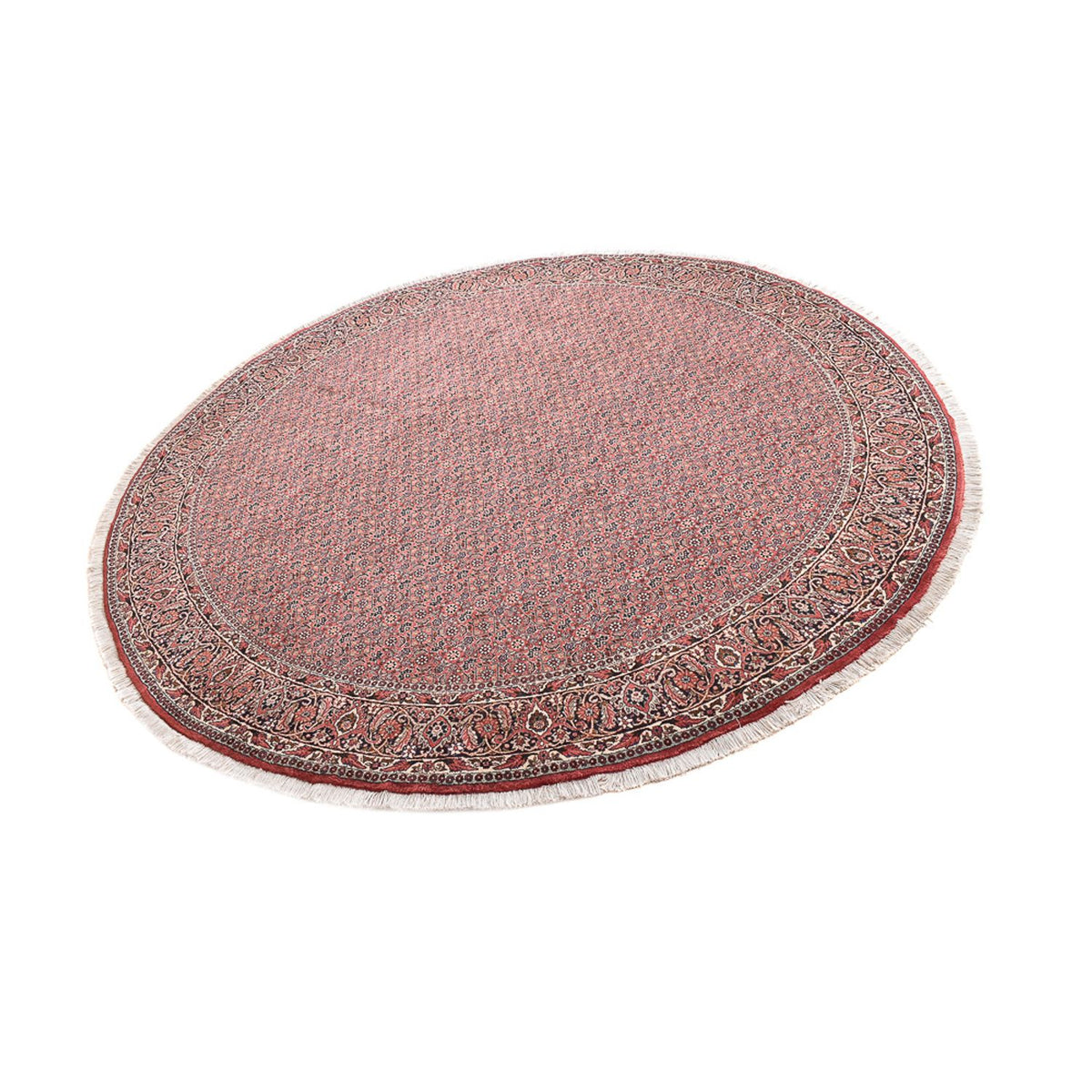 Perzisch tapijt - Bijar rond  - 255 x 255 cm - roest
