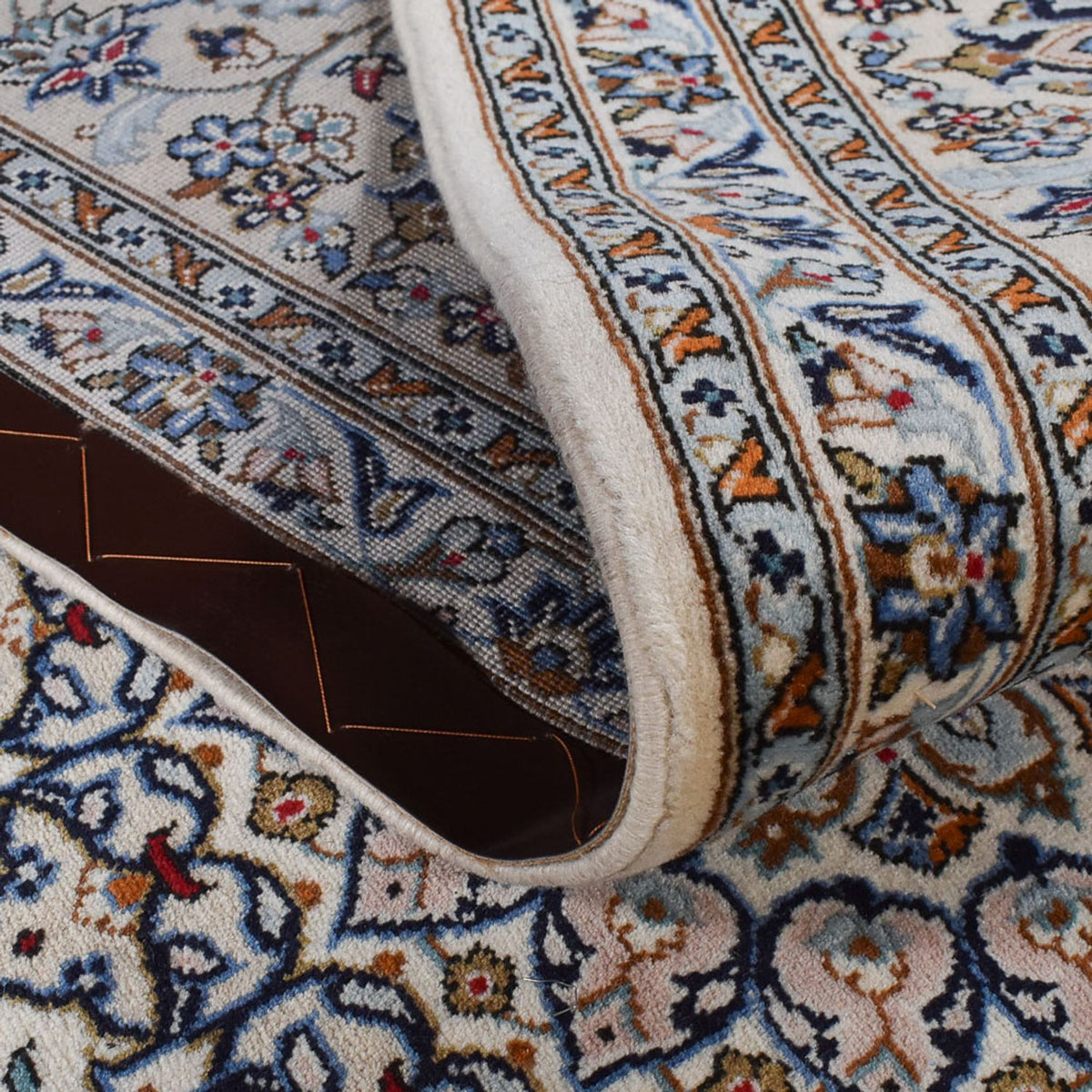 Perzisch tapijt - Keshan - Koninklijke - 362 x 246 cm - grijs