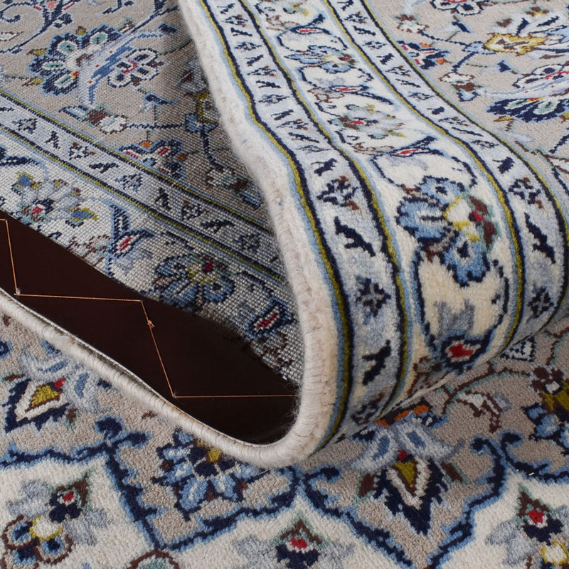 Perzisch tapijt - Keshan - Koninklijke - 360 x 248 cm - grijs