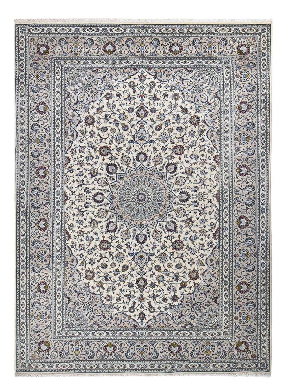 Perzisch tapijt - Keshan - Koninklijke - 348 x 250 cm - grijs