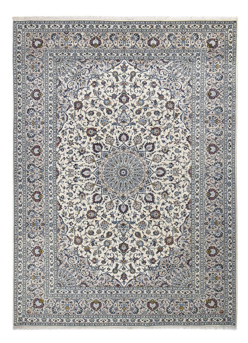 Perzisch tapijt - Keshan - Koninklijke - 348 x 250 cm - grijs