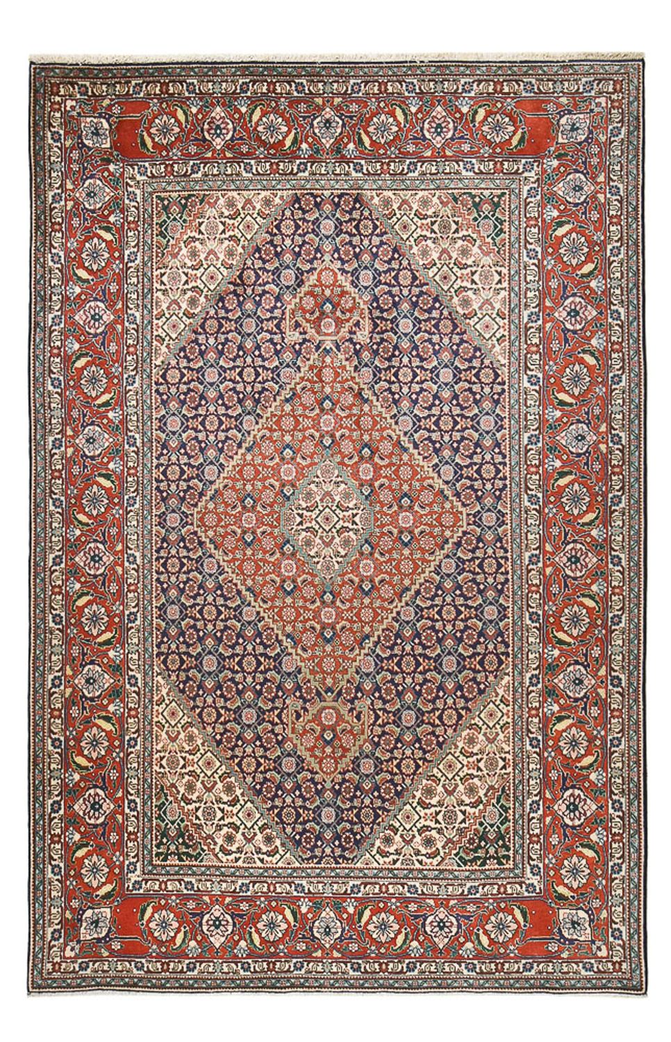 Perzisch tapijt - Tabriz - Royal - 303 x 199 cm - donkerrood