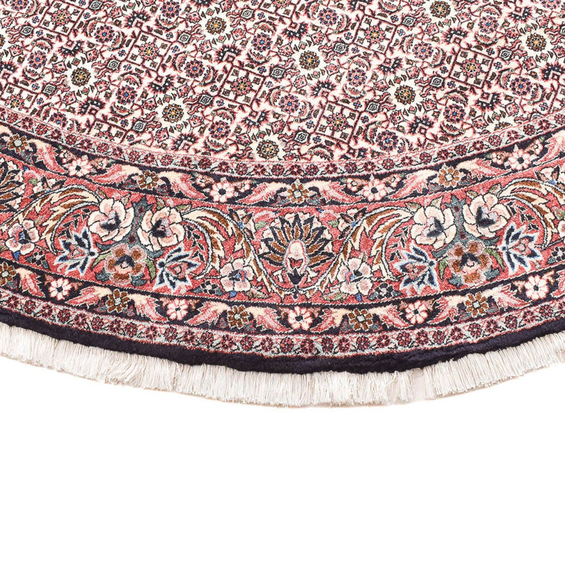 Perzisch tapijt - Bijar rond  - 250 x 250 cm - lichtgrijs