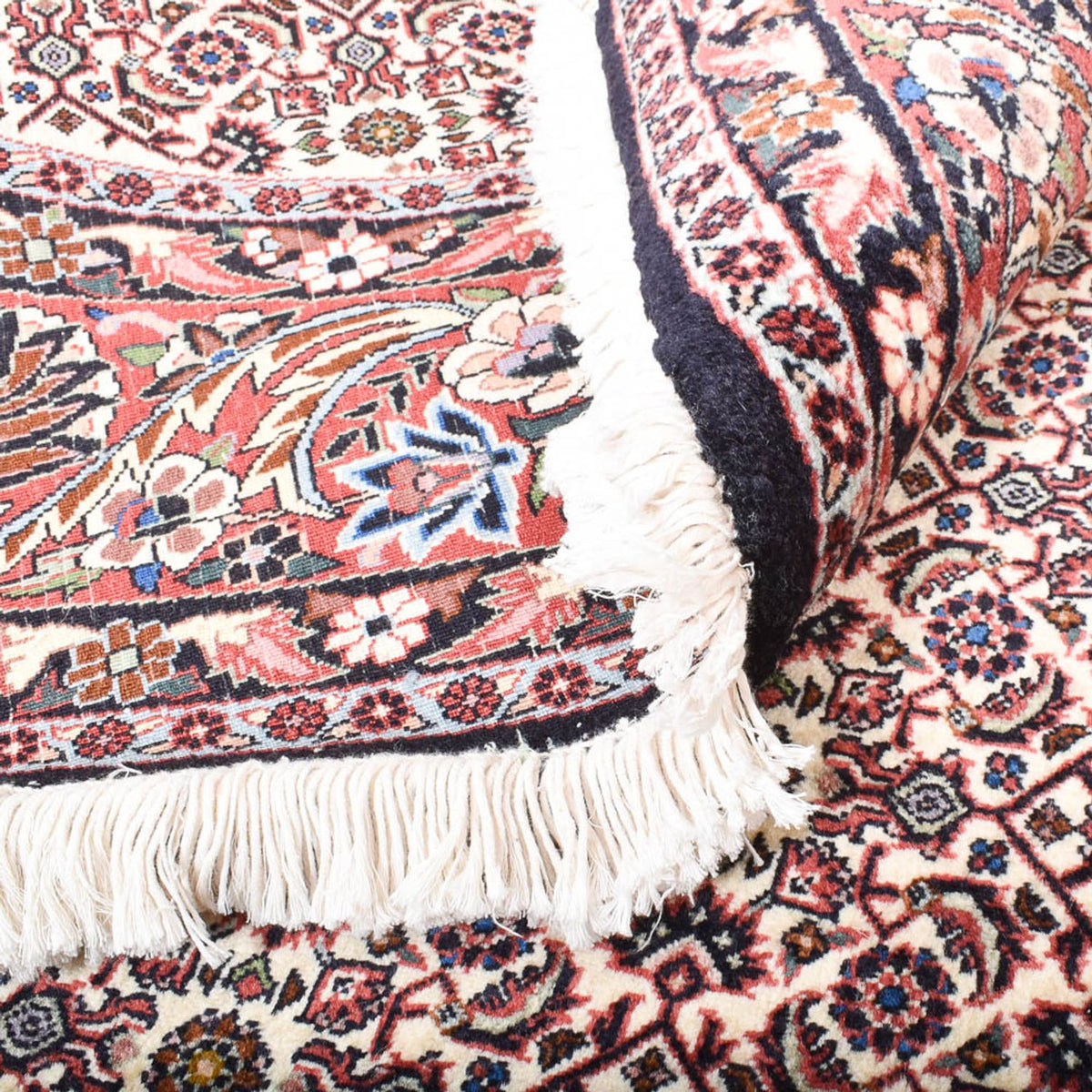 Perzisch tapijt - Bijar rond  - 250 x 250 cm - lichtgrijs