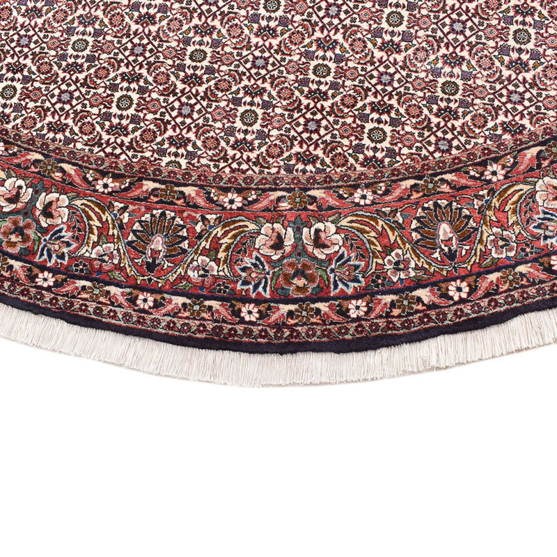 Perzisch tapijt - Bijar rond  - 250 x 250 cm - lichtgrijs