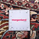 Perzisch tapijt - Bijar rond  - 250 x 250 cm - lichtgrijs