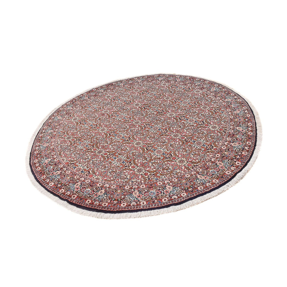 Perzisch tapijt - Bijar rond  - 250 x 250 cm - roest