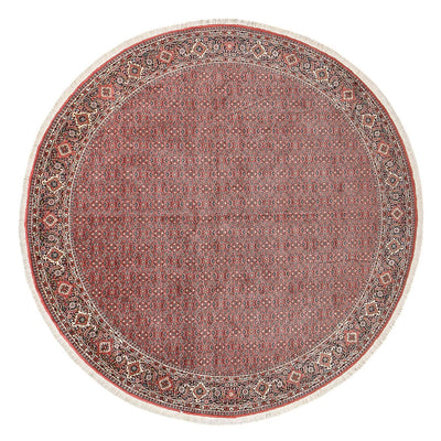Perzisch tapijt - Bijar rond  - 300 x 300 cm - licht rood