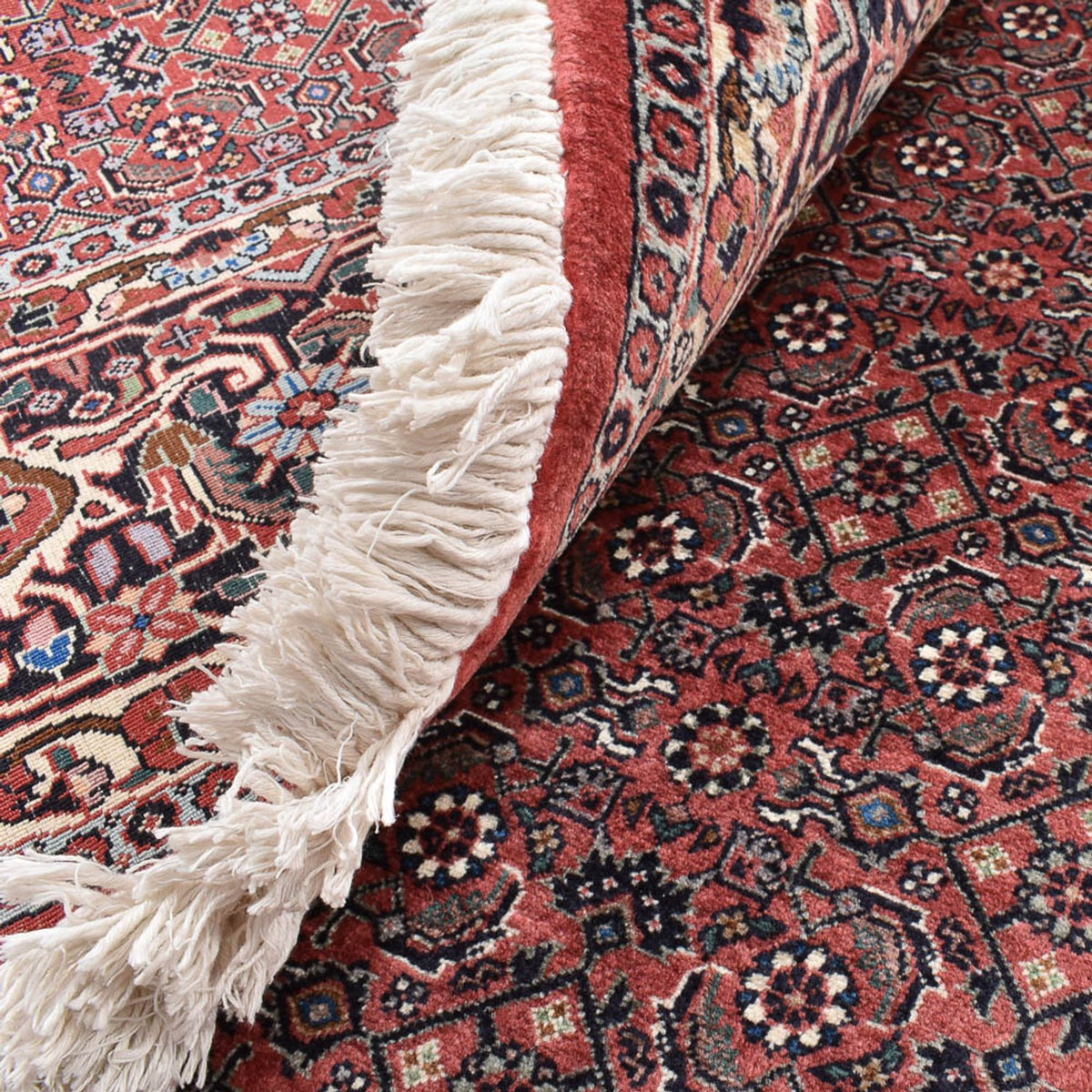 Perzisch tapijt - Bijar rond  - 300 x 300 cm - licht rood