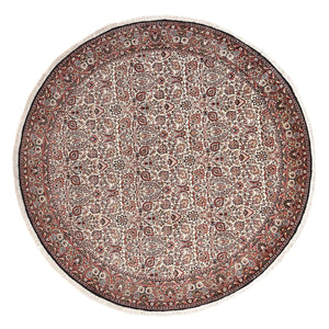 Perzisch tapijt - Bijar rond  - 250 x 250 cm - roest