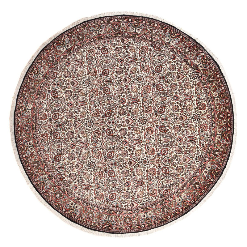 Perzisch tapijt - Bijar rond  - 250 x 250 cm - roest
