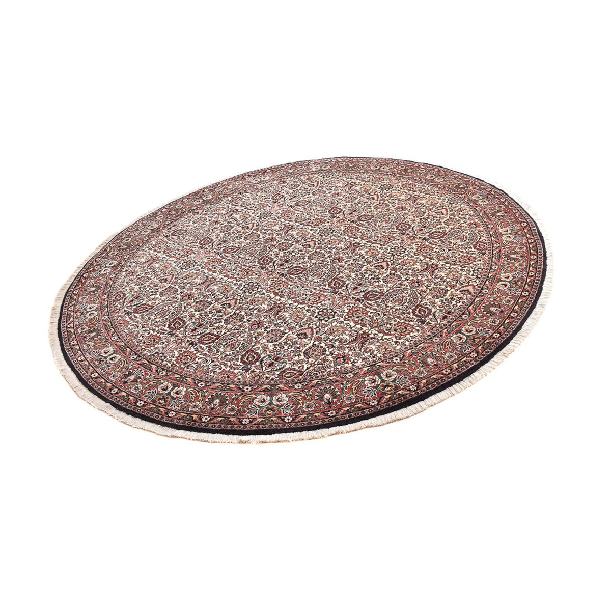 Perzisch tapijt - Bijar rond  - 250 x 250 cm - roest