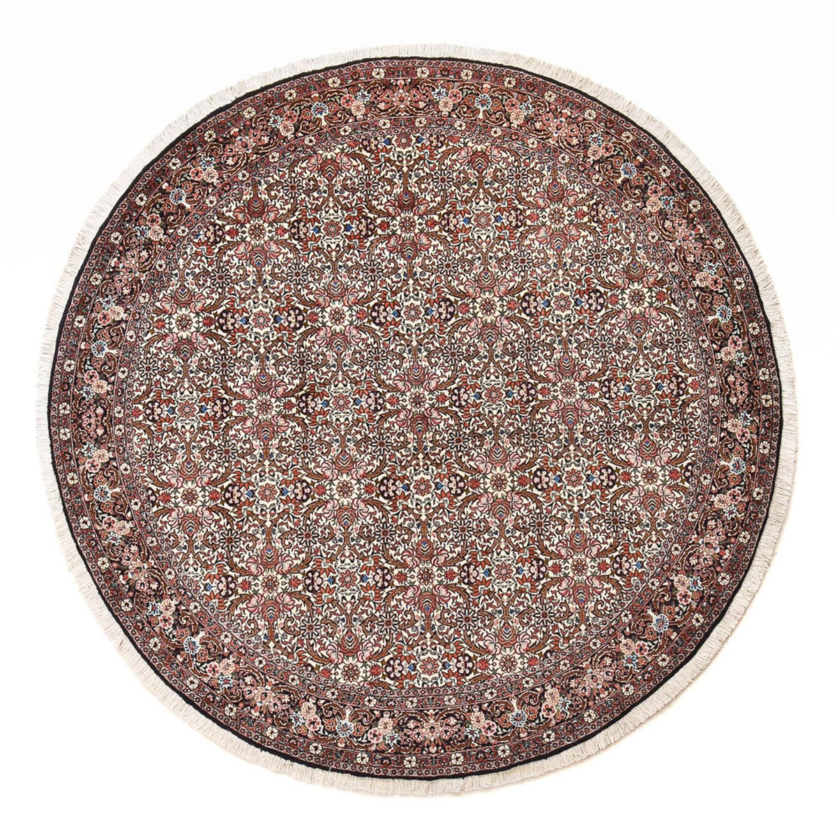 Perzisch tapijt - Bijar rond  - 250 x 250 cm - roest
