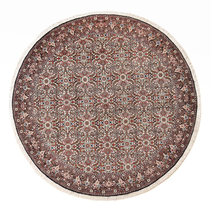 Perzisch tapijt - Bijar rond  - 250 x 250 cm - roest