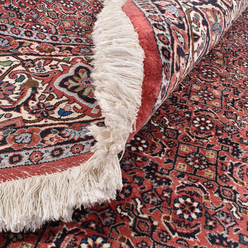 Perzisch tapijt - Bijar rond  - 300 x 300 cm - bordeauxrood