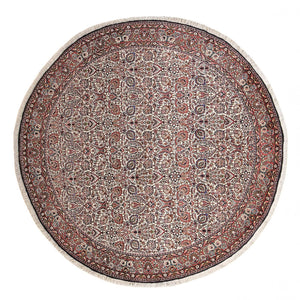 Perzisch tapijt - Bijar rond  - 250 x 250 cm - roest