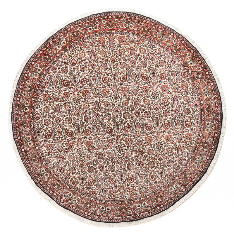 Perzisch tapijt - Bijar rond  - 250 x 250 cm - roest