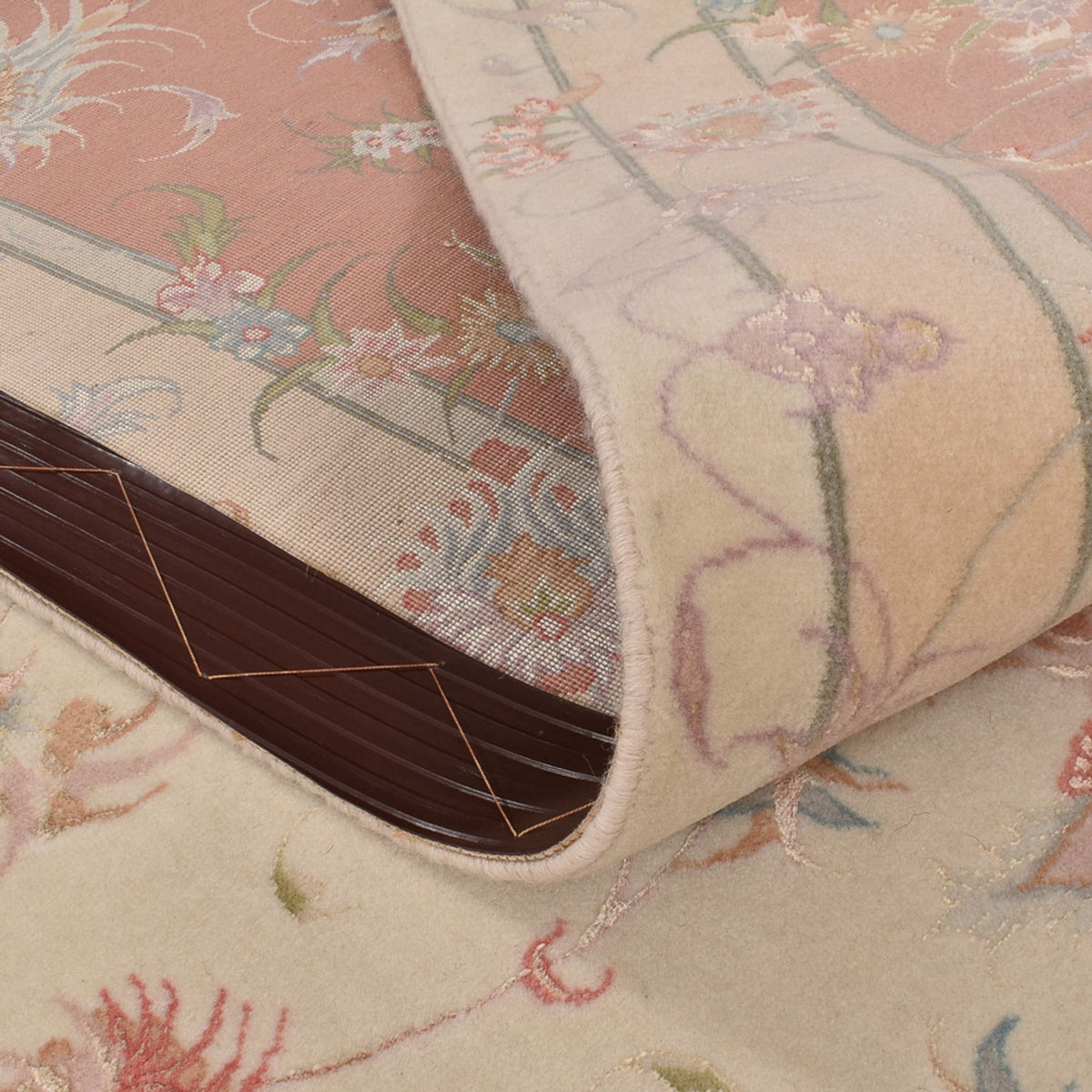 Perzisch tapijt - Tabriz - Royal vierkant  - 245 x 245 cm - licht beige