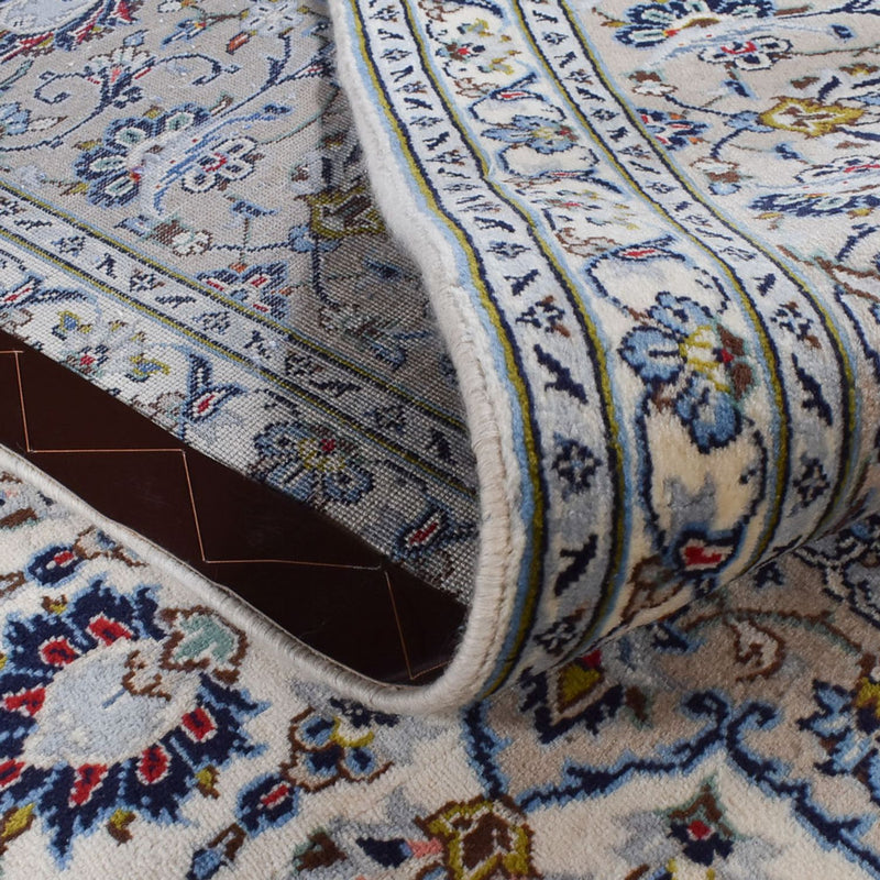 Perzisch tapijt - Keshan - Koninklijke - 346 x 246 cm - grijs