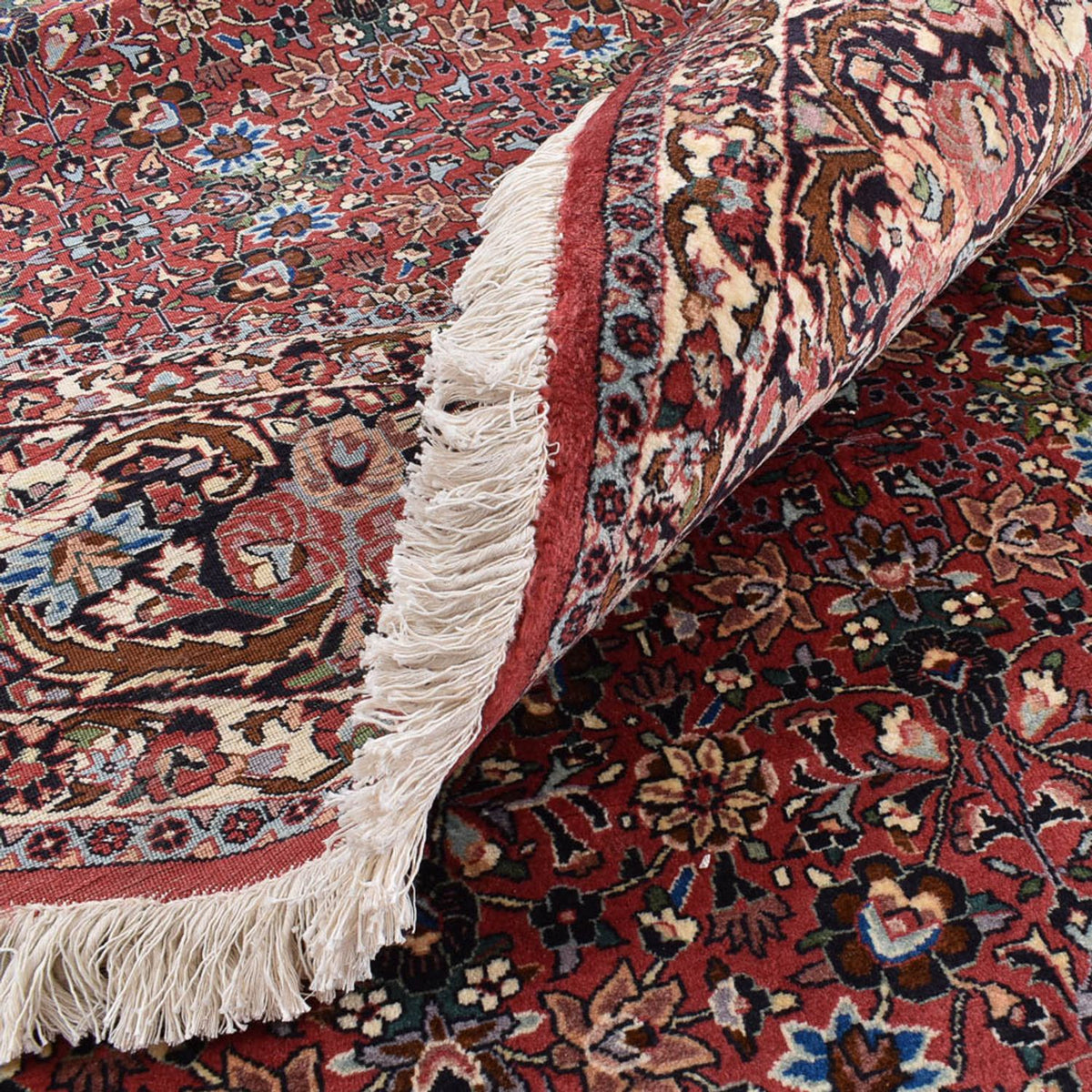 Perzisch tapijt - Bijar rond  - 400 x 400 cm - roest