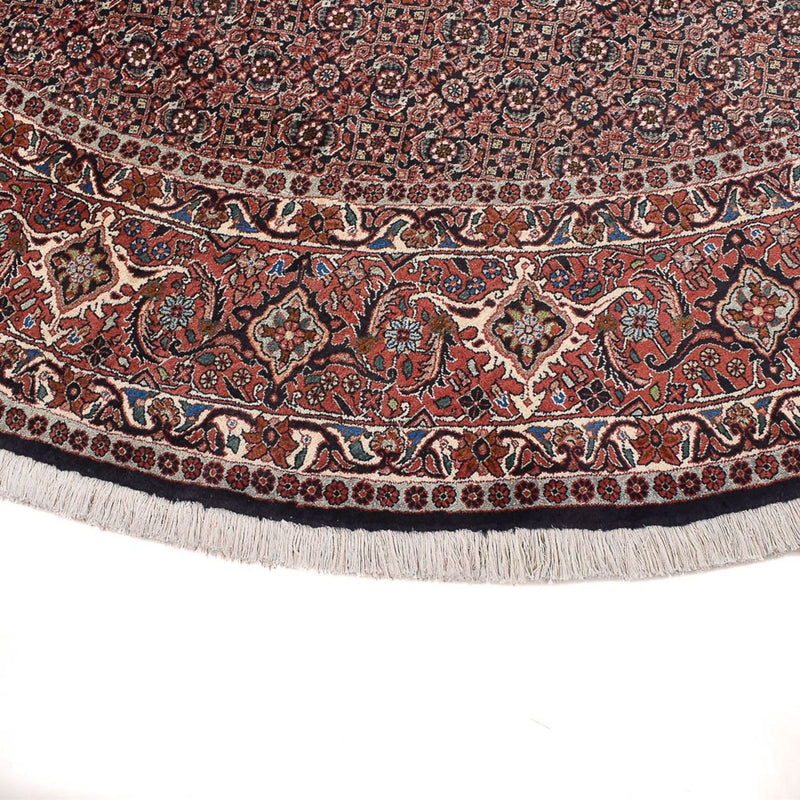 Perzisch tapijt - Bijar rond  - 300 x 300 cm - donkerrood
