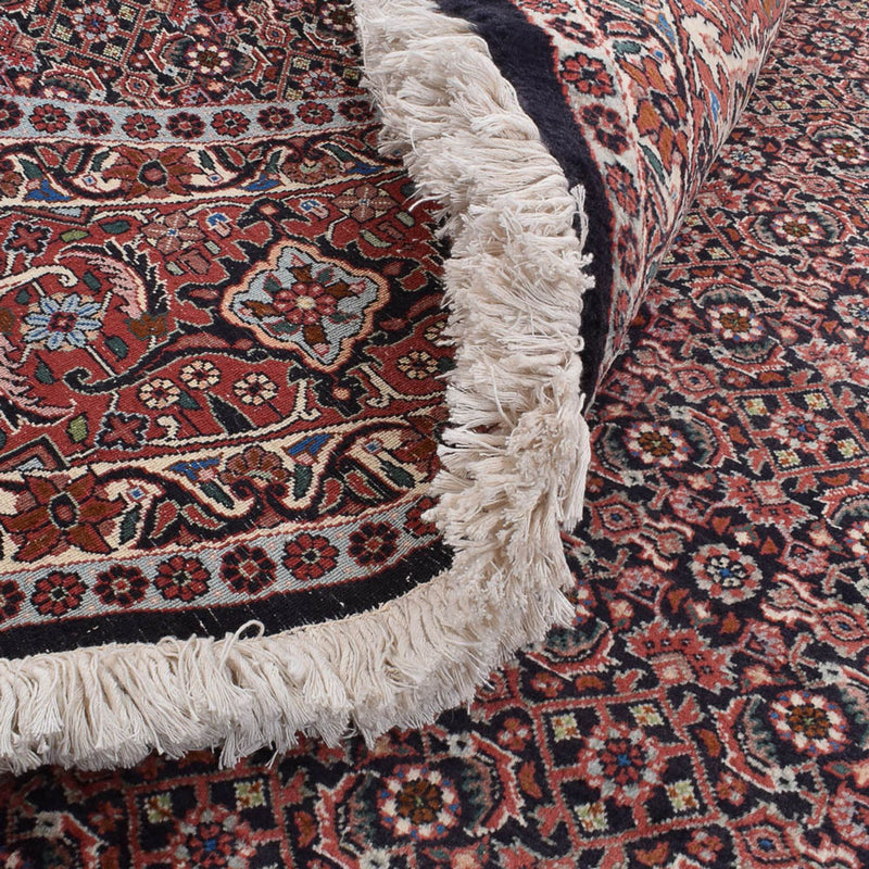 Perzisch tapijt - Bijar rond  - 300 x 300 cm - donkerrood
