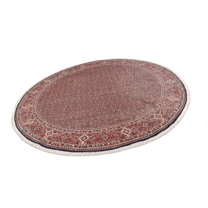 Perzisch tapijt - Bijar rond  - 300 x 300 cm - donkerrood
