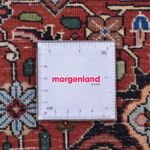 Perzisch tapijt - Bijar rond  - 300 x 300 cm - donkerrood