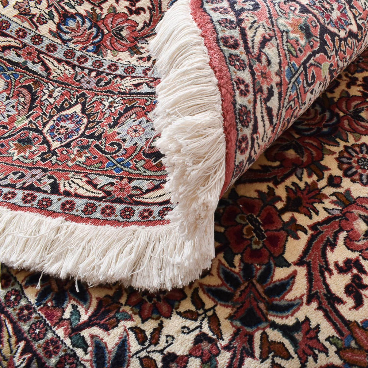 Perzisch tapijt - Bijar rond  - 245 x 245 cm - roest