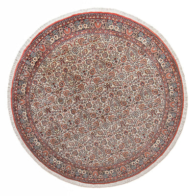 Perzisch tapijt - Bijar rond  - 250 x 250 cm - roest